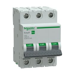 Kismegszakító 40A 3P C-jelleg 415V AC 6kA/60898 Easy9 Pro Schneider - EZ9F57340