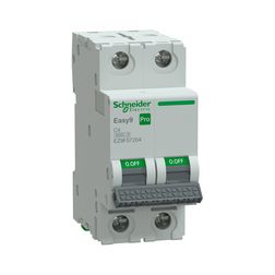 Kismegszakító 4A 2P C-jelleg 415V AC 6kA/60898 Easy9 Pro Schneider - EZ9F57204