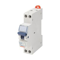 Kismegszakító kompakt 1P+N 16A C-jelleg 230V AC 6kA/60898 10kA/60947 1M MTC60 GEWISS - GW90227