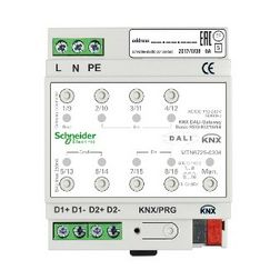 Gateway KNX - DALI világítási/DALI illesztő KNX kalapsínre 4M REG-K/2/16/64 Schneider - MTN6725-0004