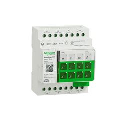 KNX redőny és kapcsolóaktor master (8RO) kalapsínre 4x 16A AC 4M-DIN SpaceLogic Schneider - MTN6705-0008
