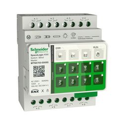 KNX redőny és kapcsolóaktor master (8RO) kalapsínre 4x 16A AC 4M-DIN SpaceLogic Schneider - MTN6705-0008S