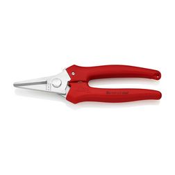Kombinált olló karton- műanyag- Al-/Ms-/Cu-fóliához multifunkcionális fogazott-lap 140mm KNIPEX - 9505140