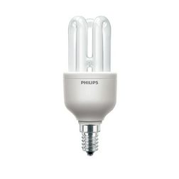 Kompakt fénycső E14 8W- egyenes 230-240V 380lm 2700K 8000h A-en.o. SmallEconomy Philips - 929689330109