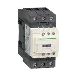 Kontaktor (mágnesk) 30kW/400VAC-3 3-Z 24VAC rugószorításos 80A/AC-1/400V TeSys LC1D Schneider - LC1D65AB5
