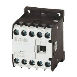 Kontaktor (mágnesk) 4kW/400VAC-3 3-Z 24VDC 1-z csavaros 22A/AC-1/400V DILEM-10-G EATON - 010213