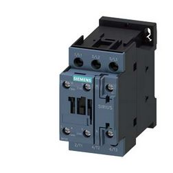 Kontaktor (mágnesk) 4kW/400VAC-3 3Z 24V50Hz 1z 1ny csavaros 40A/AC-1/400V SIRIUS SIEMENS - 3RT2023-1AB00