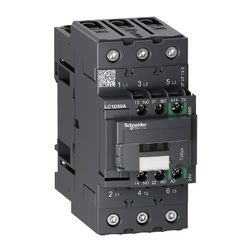 Kontaktor (mágnesk) EverLink 22kW/400VAC-3 3-Z 17-30VDC 1-z 1-ny csavaros TeSys LC1-D Schneider - LC1D50ABBE