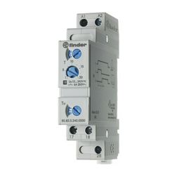 Kontaktorátkapcsoló időrelé 1-20s 2-z 24-240V50Hz 6A 24-240VDC Y/D 80.82.0.240.0000 FINDER - 808202400000