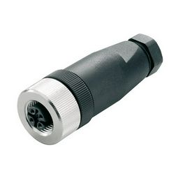Köralakú ipari csatlakozó anya lengő M12-aljzat Cat5 hüvely 0.75mm2/ SAIB-5/7 Weidmüller - 9457250000