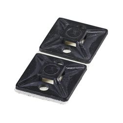 Kötegelő talp öntapadós és csavarozható 19x19x3,6 mm négy oldalt fűzhető  Haupa - 262161