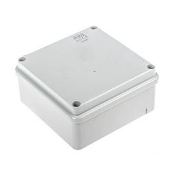 Kötődoboz falonkívüli műanyag 100mm x 100mm 80mm szürke teli fedél-fedél IP55 System Pro E ABB - M008510000