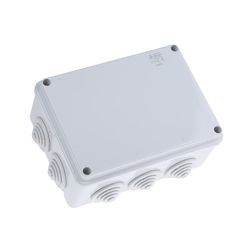 Kötődoboz falonkívüli műanyag 153mm x 110mm 66mm szürke teli fedél-fedél IP55 System Pro E ABB - M008220000