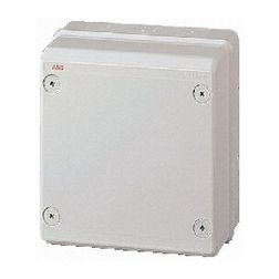 Kötődoboz falonkívüli műanyag 205mm x 220mm 140mm szürke teli fedél-fedél IP65 System Pro E ABB - M128080020