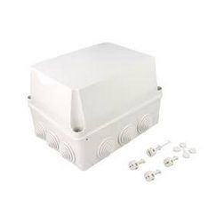 Kötődoboz falonkívüli műanyag 220mm x 170mm 150mm szürke teli fedél-fedél IP55 System Pro E ABB - 1SL0832A00