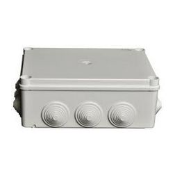 Kötődoboz falonkívüli műanyag 220mm x 170mm 80mm szürke teli fedél-fedél IP55 System Pro E ABB - 1SL0826A00