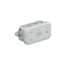 Kötődoboz falonkívüli műanyag 43mm x 80mm 36mm szürke IP55 A 6 OBO-BETTERMANN - 2000001