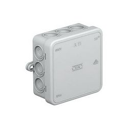 Kötődoboz falonkívüli műanyag 85mm x 85mm 40mm szürke IP55 A 11 OBO-BETTERMANN - 2000342