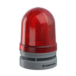 Kürt+fényjelző folyamatos/villogó 10-hangú 24V AC/DC 110dB programozható EvoSIGNAL Midi WERMA - 46111070