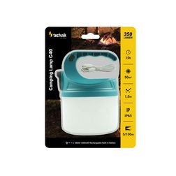 LED kempinglámpa 350lm 5/100m 10h 1,2Ah/Li-ion USB IP65 1x tölthető akku teleppel műanyag Technik - MT-C40