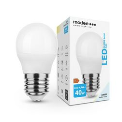 LED lámpa kisgömb P48 4,9W- 40W E27 470lm 860 220-240V AC 25000h 180° 6000K Modee - ML-G456000K4,9WE27