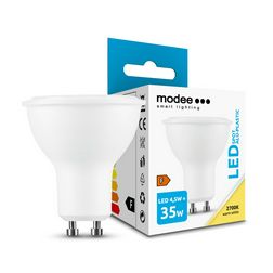 LED lámpa spot alu-műa tükrös PAR16 4,5W- 35W GU10 400lm 827 220-240V AC 25000h 110° 2700K Modee - ML-GU10P2700K4,5W