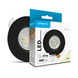 LED mélysugárzó lámpatest dönthető/15° süllyesztett 1x 4,9W 220-240V AC 480lm 4000K IP23 Modee - ML-DL4000K4,9W-BN
