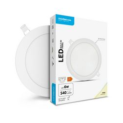 LED panel kerek süllyesztett 1x 6W 220-240V AC 540lm 4000K IP20 30000h A-series Modee - ML-LPRB4000K6WA2N