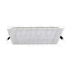 LED panel négyzetes 25000h süllyesztett 1x 12W 230V 850lm 4000K IP40 elektronikus-előtét TRACON - LED-DLN-12NW