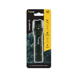 LED rúdlámpa 150lm 150m 5h 3,7V/0,8Ah/Li-ion USB-C IP45 1x tölthető akku teleppel műanyag Technik - MT-P5