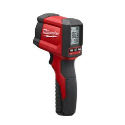 Lézeres hőmérő LCD piros 2xAA-elemmel digitális -30-400°C 2267-40 Milwaukee - 4933451906