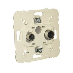 Logus90 antenna aljzat TV-R csillagpontos süllyesztett 2x végzáró 7dB/860MHz Elko EP - 21554