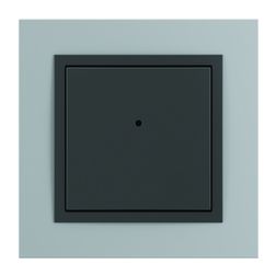 Logus90 RF 2x1P nyomó CR2032elemes LED jelzéssel IP20 2csat. falonkívüli fehér RFWB-20/G Elko EP - RFWB-20G