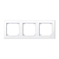 M-Smart keret aktív fehér, antibakteriális 3-es vízszintes és függőleges műanyag fehér Schneider - MTN478325