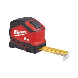 Mérőszalag automatikus szalagzár 5m x 25mmacél metrikus Autolock Milwaukee - 4932464663