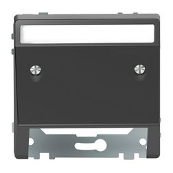 Merten D-Life adapterkeret kommunikációs csatlakozóhoz műanyag antracit címketartóval Schneider - MTN4540-6034