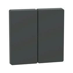 Merten D-Life billentyű antracit üres-jel IP20 műanyag matt kapocs Schneider - MTN3400-6034