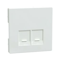 Merten D-Life fedlap 2xRJ45 adatcsatlakozóhoz műanyag Schneider - MTN4572-6035