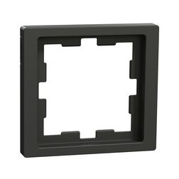 Merten D-Life keret antracit 1-es vízszintes és függőleges műanyag antracit lakkozott Schneider - MTN4010-6534