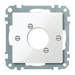 Merten-SM adapterkeret közpotni fedéllel XLR audió csatlakozóhoz műanyag fehér Schneider - MTN468019