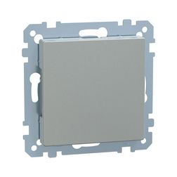 Merten-SM vakfedél alumínium üres-jel IP20 műanyag matt Schneider - MTN391860