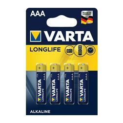 Mikro elem AAA 1.5V alkáli-mangán Micro(AAA/R03) MN2400 Longlife VARTA - 4 103 101 414