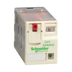 Miniatűr relé 6A 4v 24V50Hz monostabil IP20 LED Zelio RXM Schneider - RXM4AB2B7