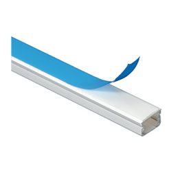 Minicsatorna öntapadós műanyag 20mm x 12.5mm x 2010mm x fehér kezeletlen DLP mini LEGRAND - 648905