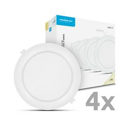 LED panel kerek álmennyezetbe süllyesztett 1x 18W 220-240V AC 1980lm 4000K IP20 P-series Modee /P4 pack/ - ML-LPRB4000K18WPN