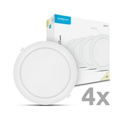 LED panel kerek álmennyezetbe süllyesztett 1x 24W 220-240V AC 2640lm 4000K IP20 P-series Modee /P4 pack/ - ML-LPRB4000K24WPN