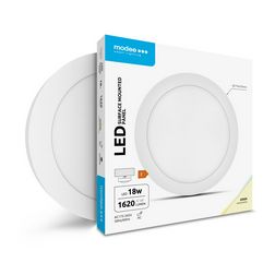 LED panel kerek falon kívüli 1x 18W 175-265V AC 1620lm 4000K IP20 30000h A2-series Modee - ML-LPR4000K18WA2N