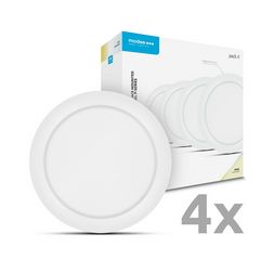 LED panel kerek falonkívüli 1x 24W 220-240V AC 2640lm 4000K IP20 P-series Modee /P4 pack/ - ML-LPR4000K24WPN