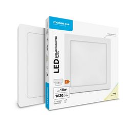 LED panel négyzet falonkívüli 1x 18W 175-265V AC 1620lm 4000K 30000h A2-series Modee - ML-LPS4000K18WA2N