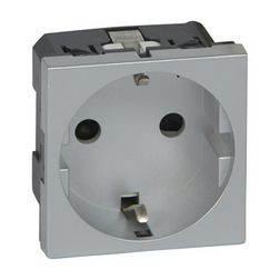 Mosaic 162 dugalj földelt központi fedlap alumínium IP20 modultartó csavaros LEGRAND - 079213